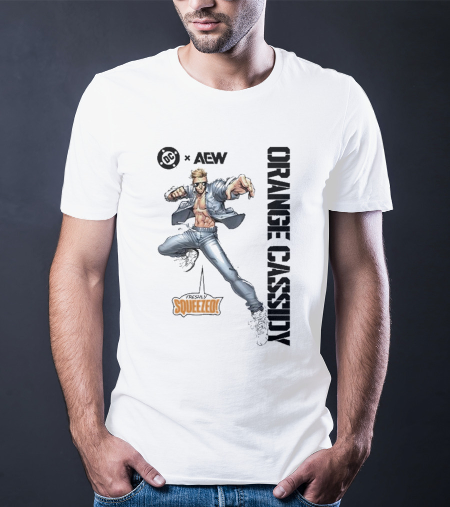 AEW Orange Cassidy Freshly Squeezed OC Comic T-Shirt