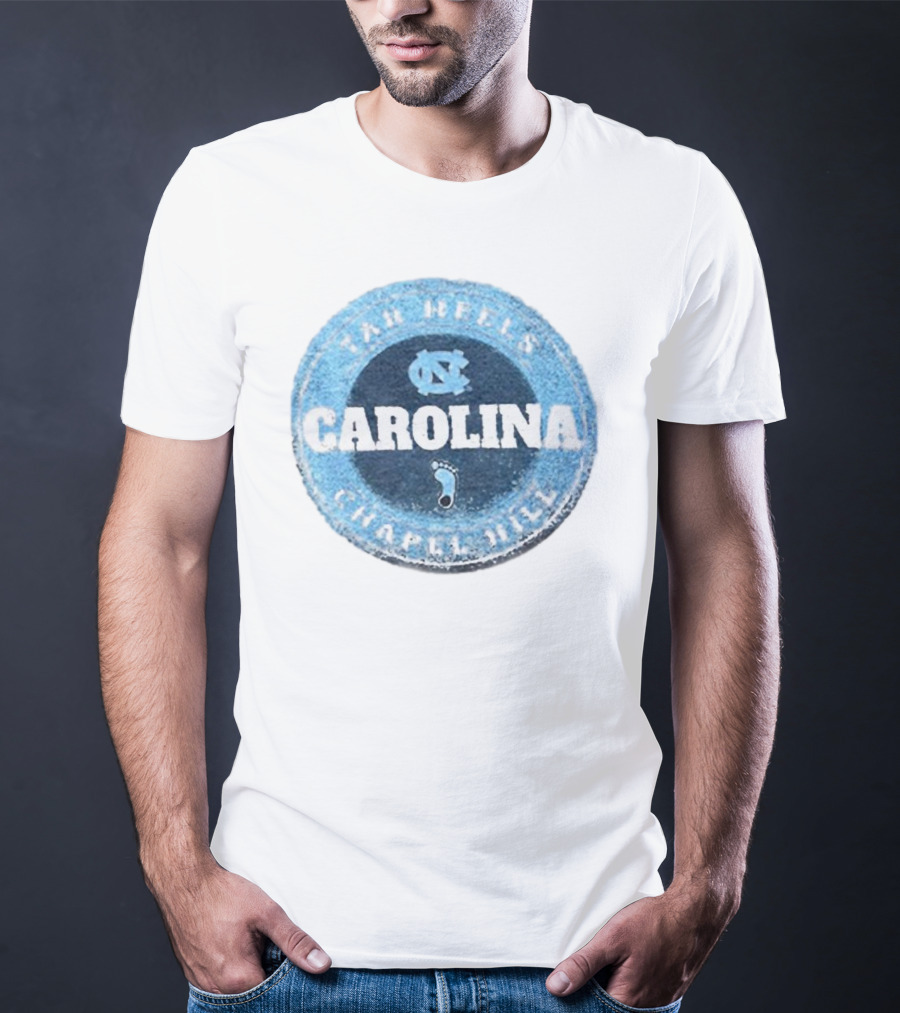 Tar Heels Chapel Hill Carolina NC Round Splatter T-Shirt