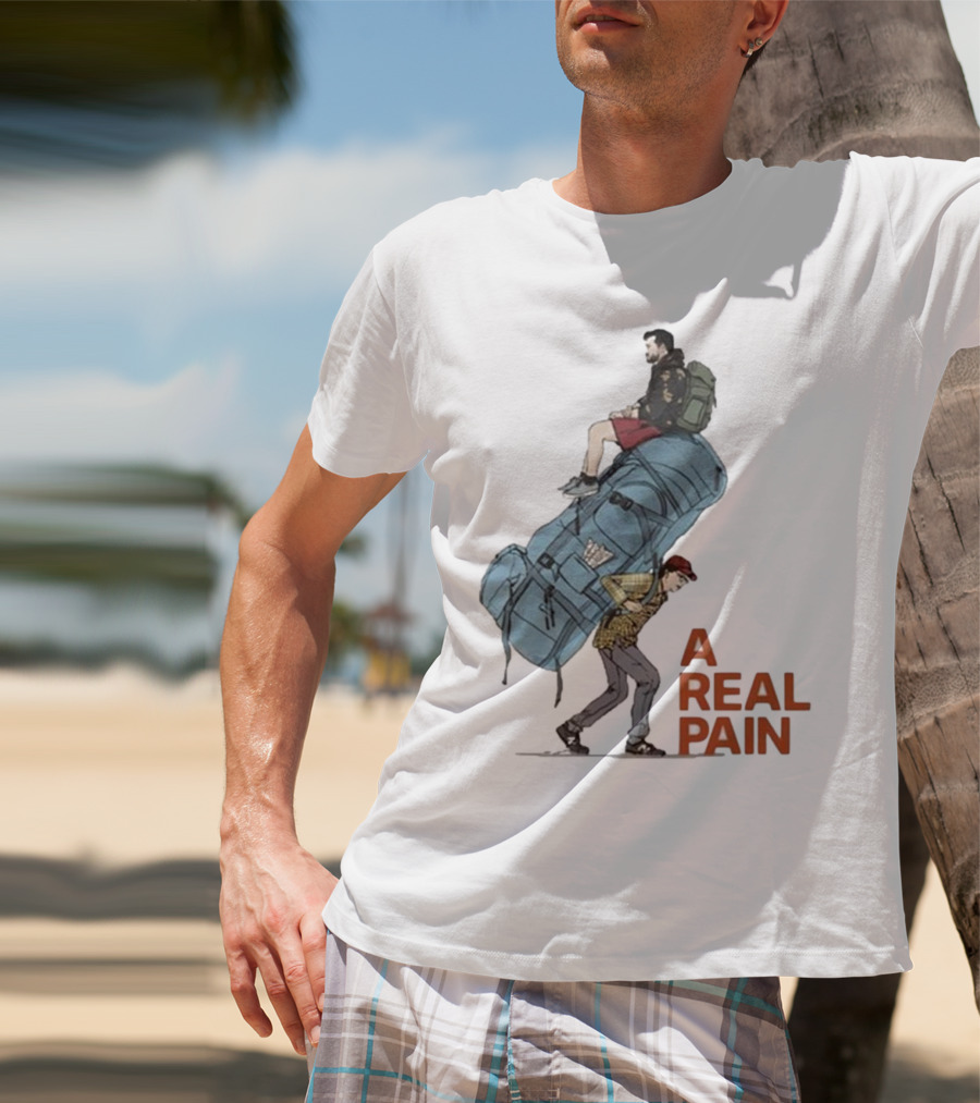 Team Picturehouse Searchlight Pictures A Real Pain Heavy Backpack T-Shirt