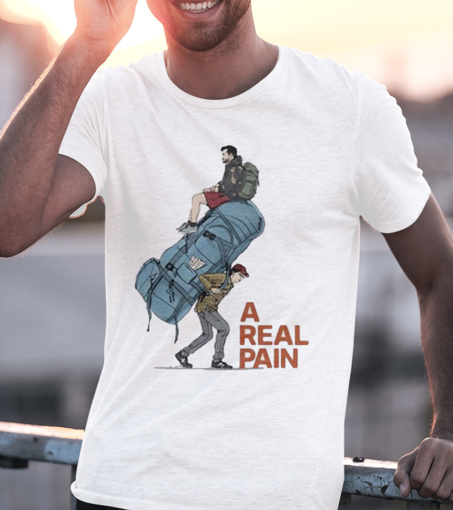 Team Picturehouse Searchlight Pictures A Real Pain Heavy Backpack T-Shirt