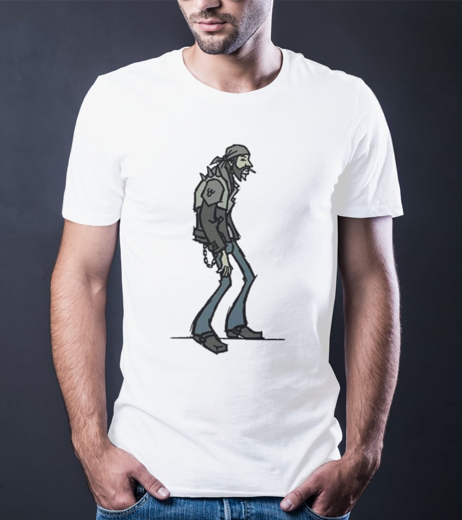 MTV Downtown Titmouse Spiked Jacket Character Stroll T-Shirt