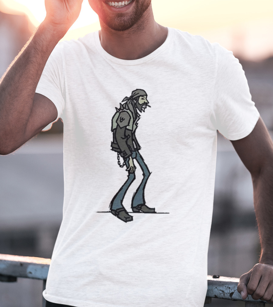 MTV Downtown Titmouse Spiked Jacket Character Stroll T-Shirt