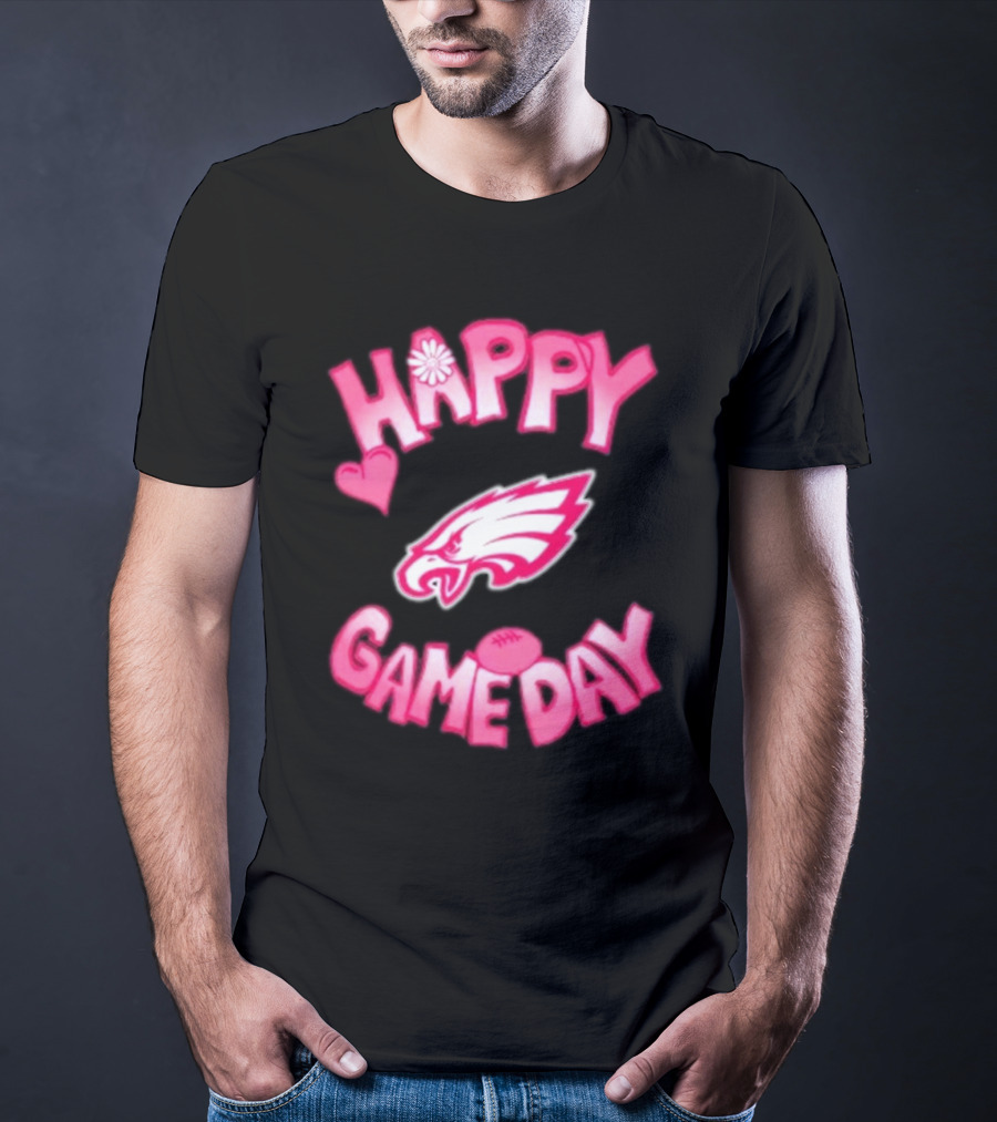 Philadelphia Eagles Valentine’s Day 2025 Happy Gameday T-Shirt