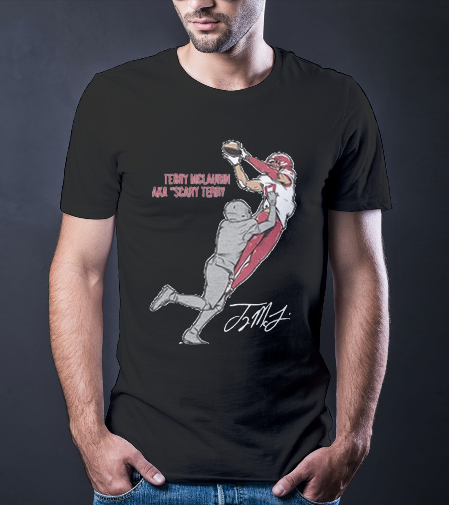 Terry McLaurin AKA Scary Terry Catch Signature T-Shirt