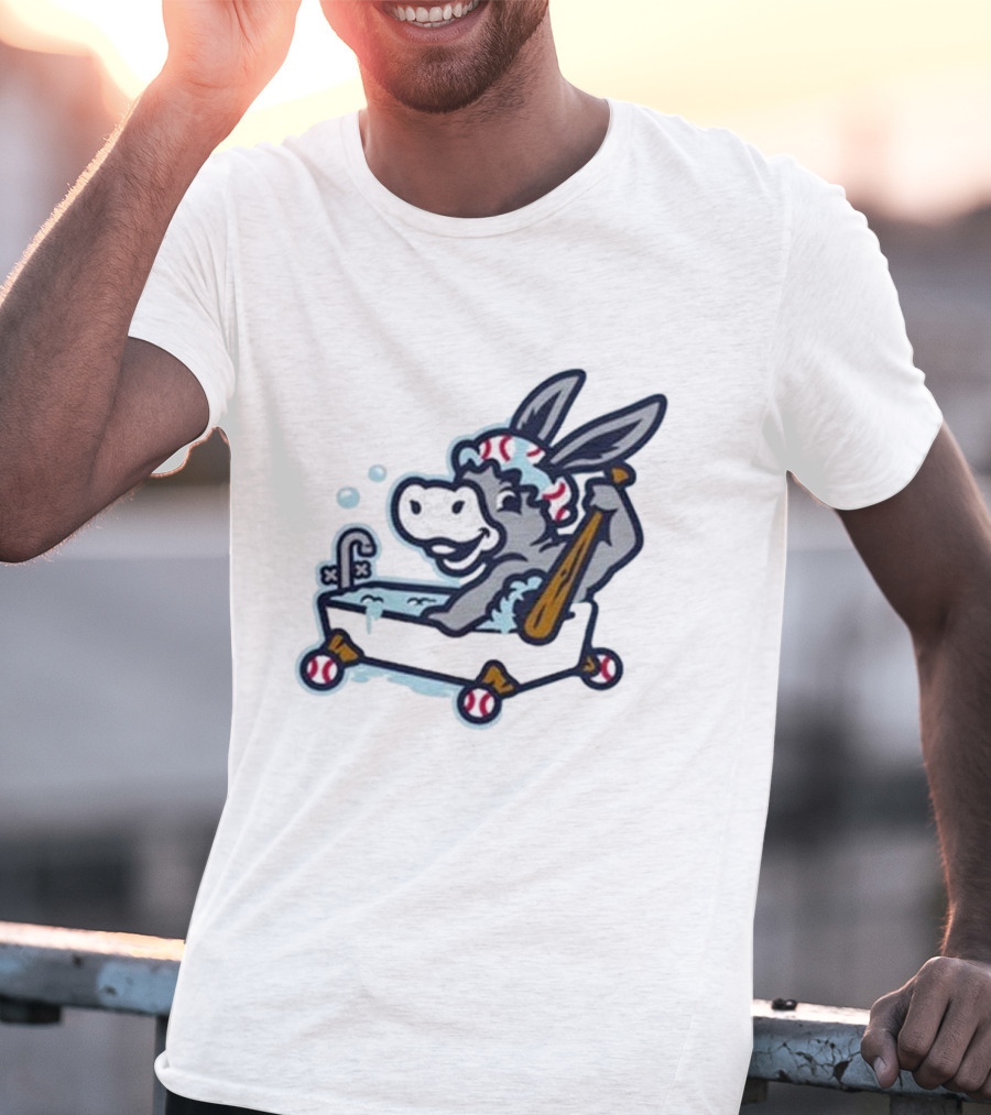 Bathtub Donkeys Baseball Bathtub Donkey Baseball T-Shirt
