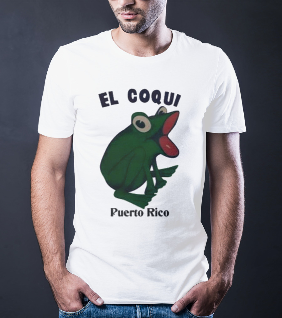 Dios Bunny El Coqui Puerto Rico Frog T-Shirt