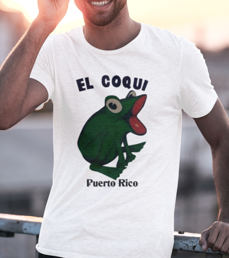 Dios Bunny El Coqui Puerto Rico Frog T-Shirt