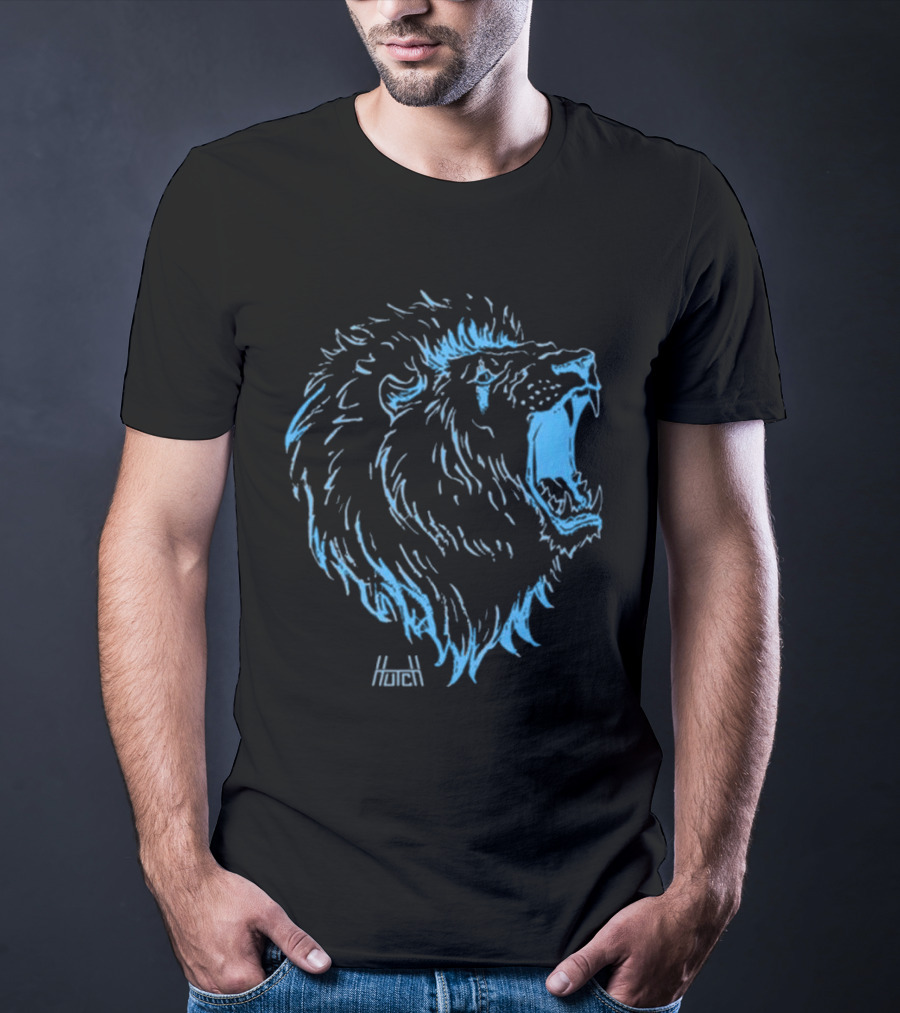 House Of Hutch Bold Lion Gritty T-Shirt