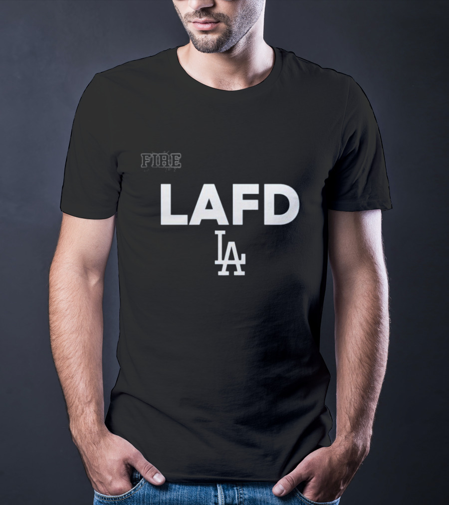LAFD Los Angeles Dodgers Fire LA 2025 Gratitude T-Shirt