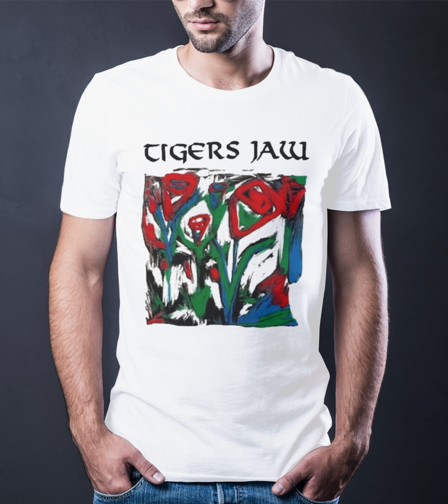 Tigers Jaw Lovesong Abstract Floral T-Shirt