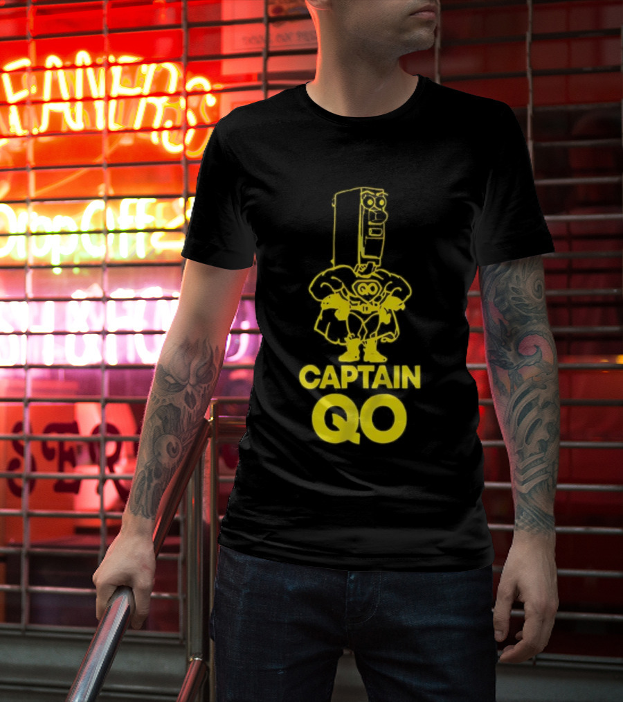 Captain QO Superhero The Big Bang Theory Comic T-Shirt