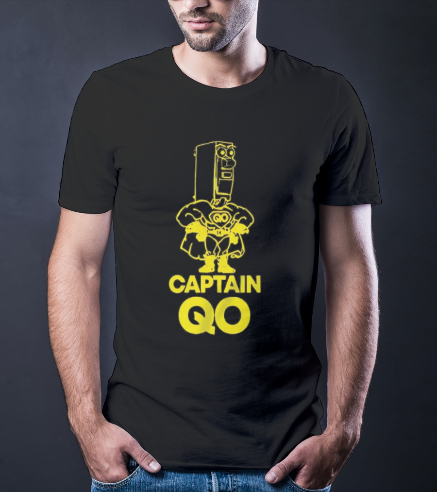 Captain QO Superhero The Big Bang Theory Comic T-Shirt
