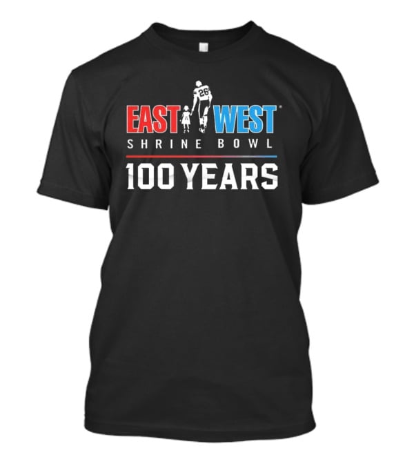 East West Shrine Bowl 2025 Celebrating 100 Years T-Shirt