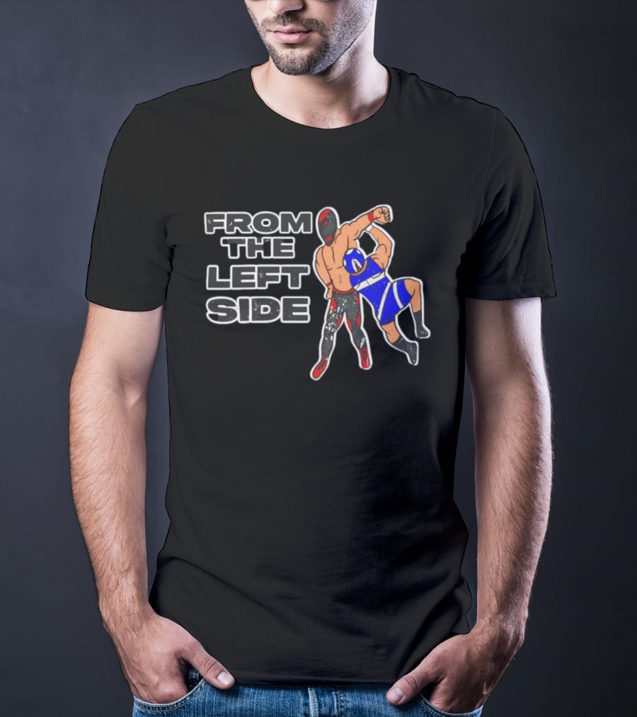 CM Punk From The Left Side Wrestling Cartoon T-Shirt