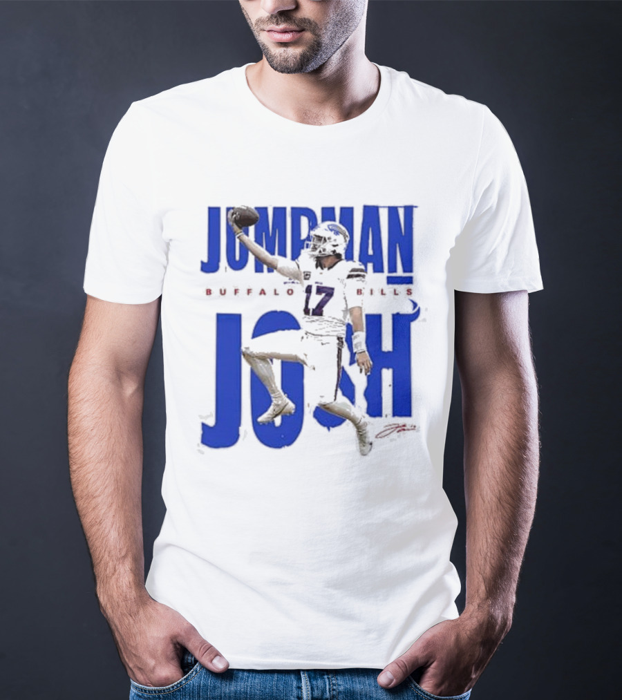 JUMPMAN JOSH BUFFALO BILLS 17 Signature T-Shirt