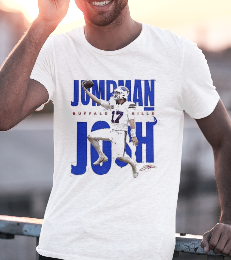 JUMPMAN JOSH BUFFALO BILLS 17 Signature T-Shirt
