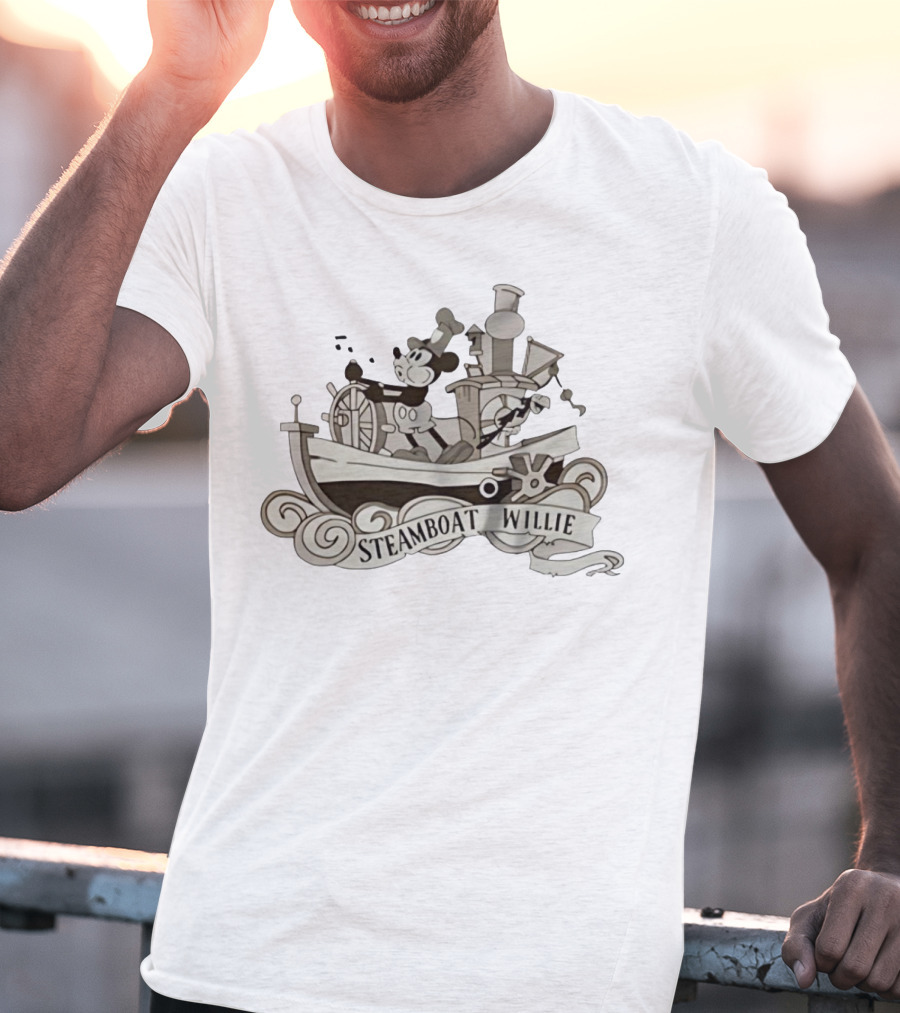 Steamboat Willie Steamboat Willie 1928 Vintage Classic T-Shirt