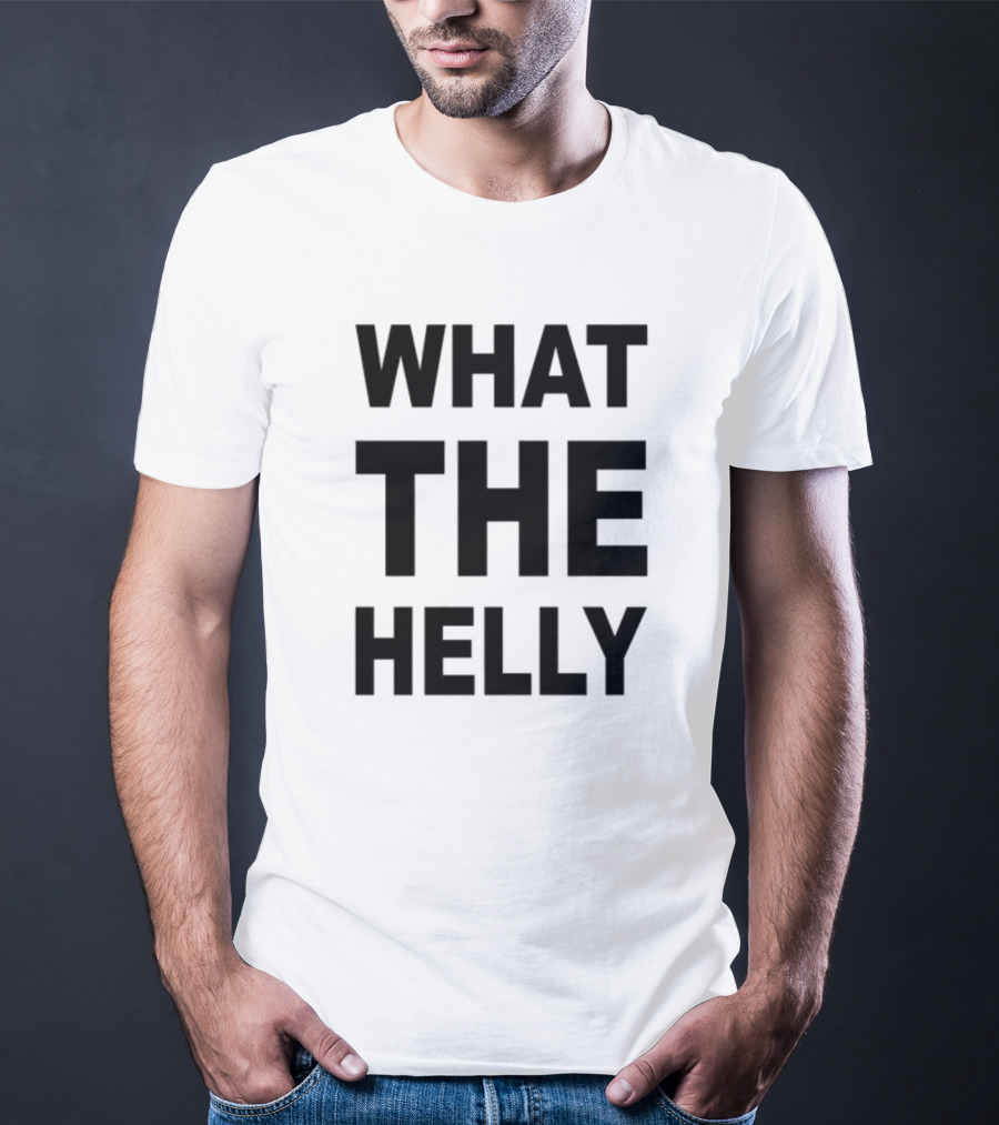 1 800 Wthelly Hotline Humor Statement Phone Graphic T-Shirt