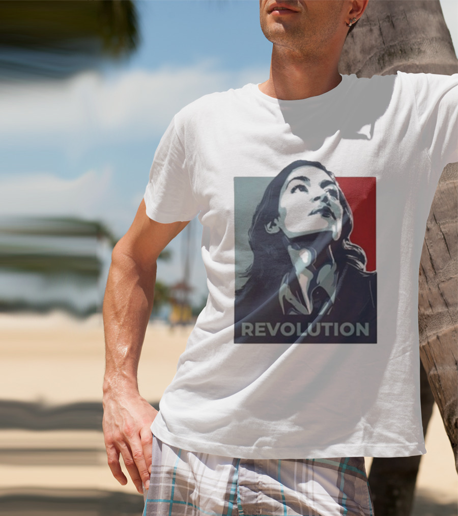 Alexandria Ocasio-Cortez AOC Revolution Inspiration T-Shirt