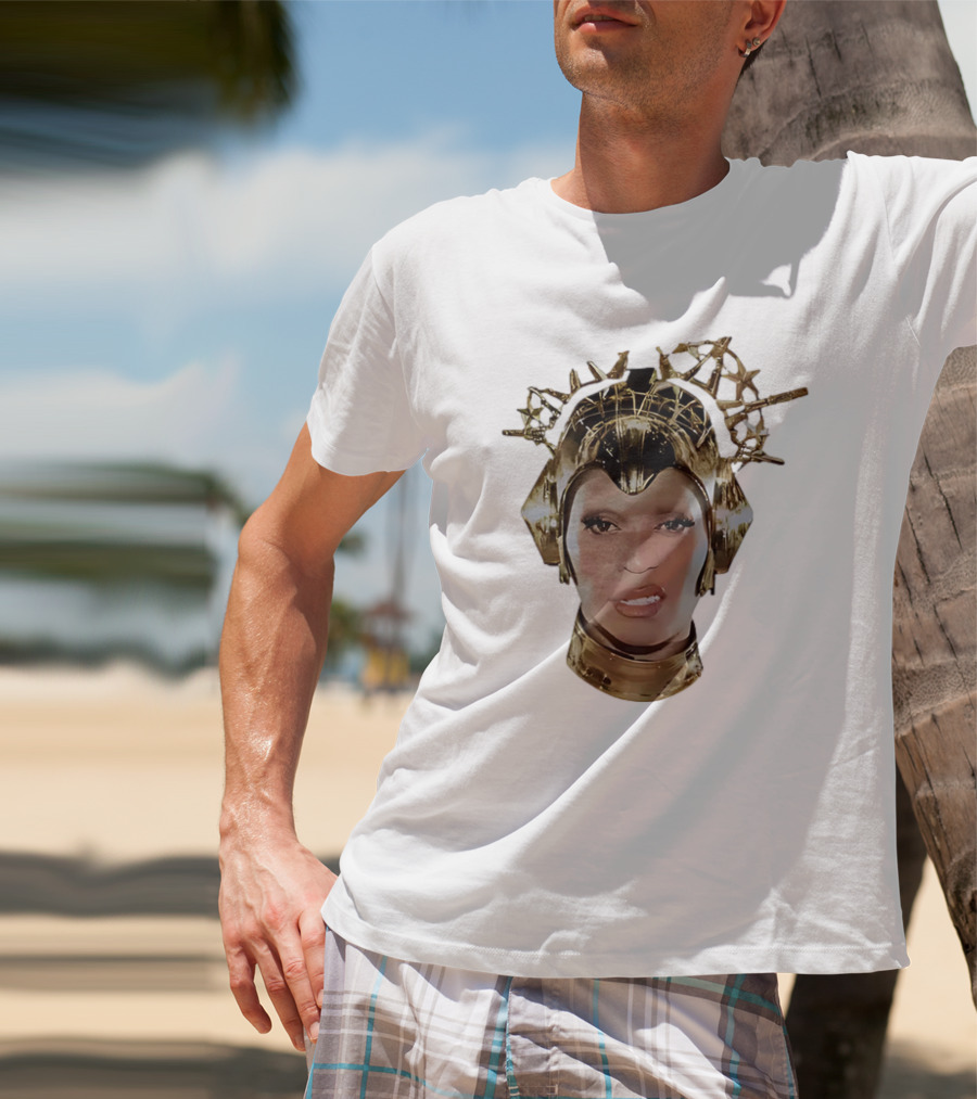 Beyoncé Cowboy Carter Bigface Metallic Headpiece T-Shirt