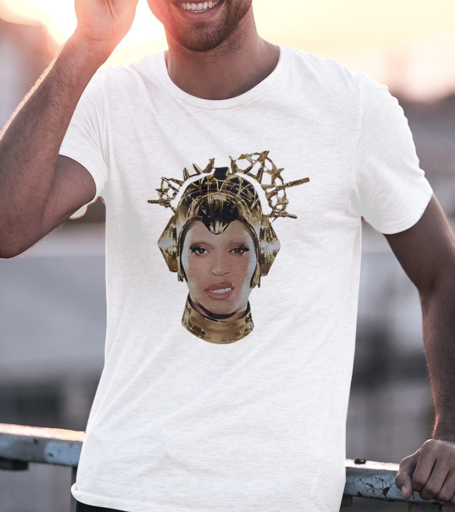 Beyoncé Cowboy Carter Bigface Metallic Headpiece T-Shirt