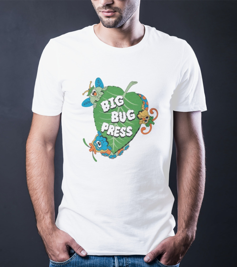 Big Bug Press Leafy Lunchtime Cute Cartoon Characters T-Shirt