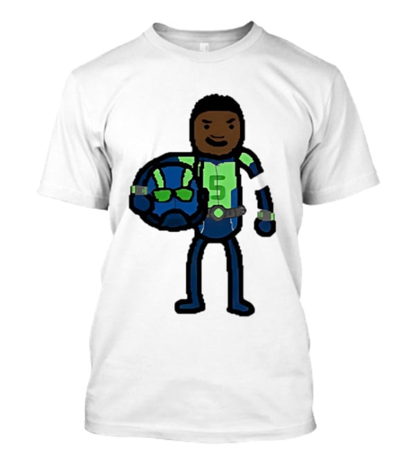 "Anthony Edwards No.5 Cartoon Ant-Man Style Minnesota Timberwolves" T-Shirt