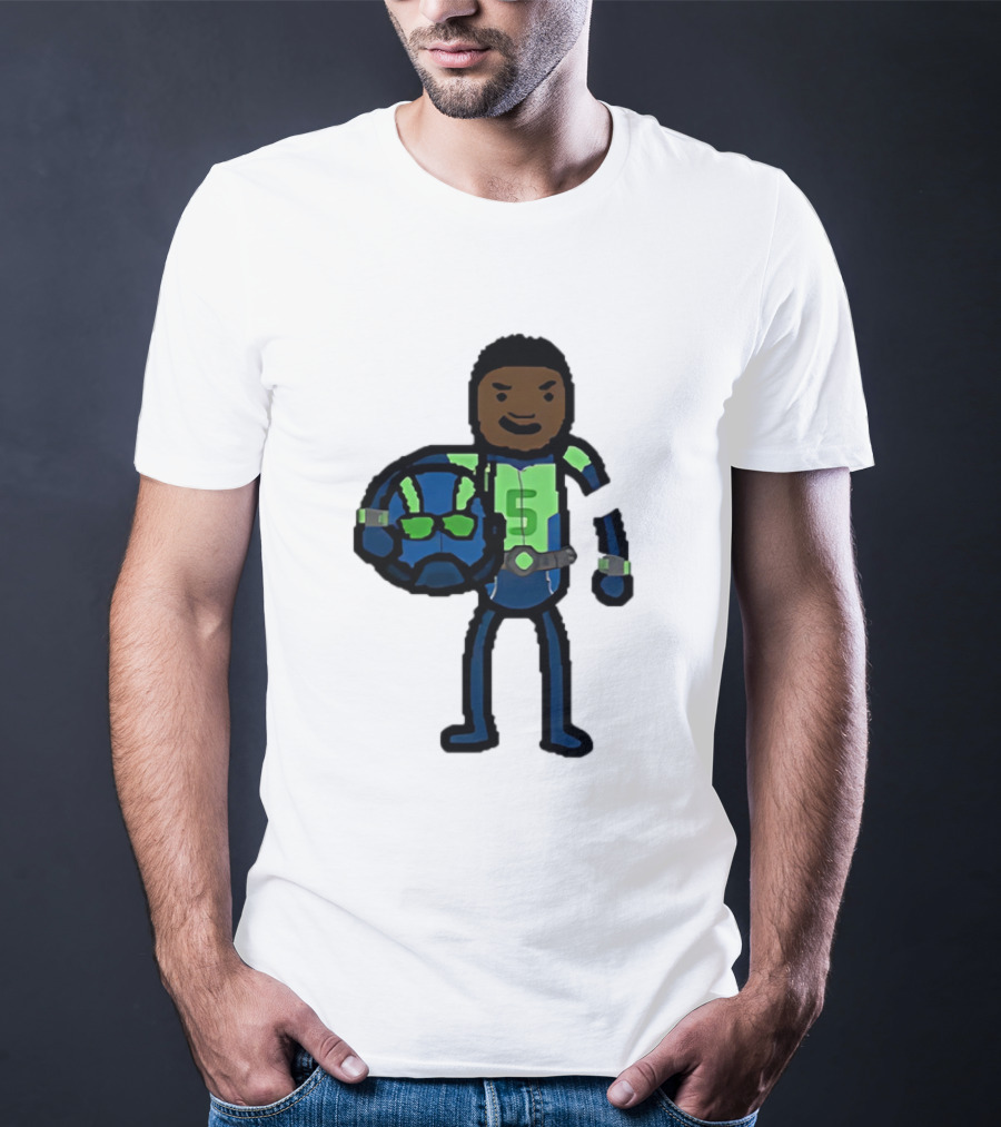 "Anthony Edwards No.5 Cartoon Ant-Man Style Minnesota Timberwolves" T-Shirt