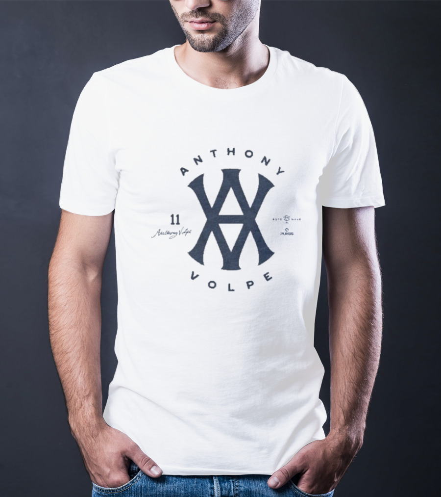 Anthony Volpe AV 11 Signature Icon Symbol Collection T-Shirt
