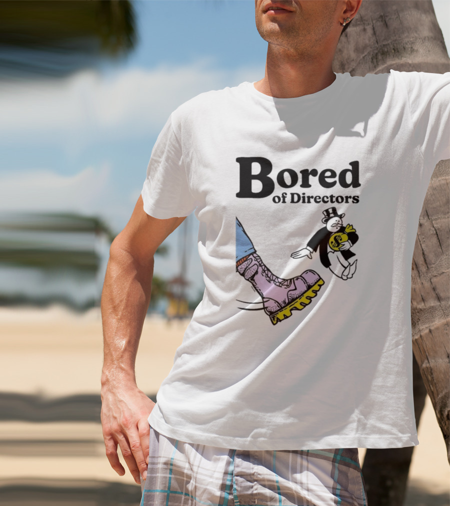 Bored Of Directors Stomp Boot Money Bag T-Shirt