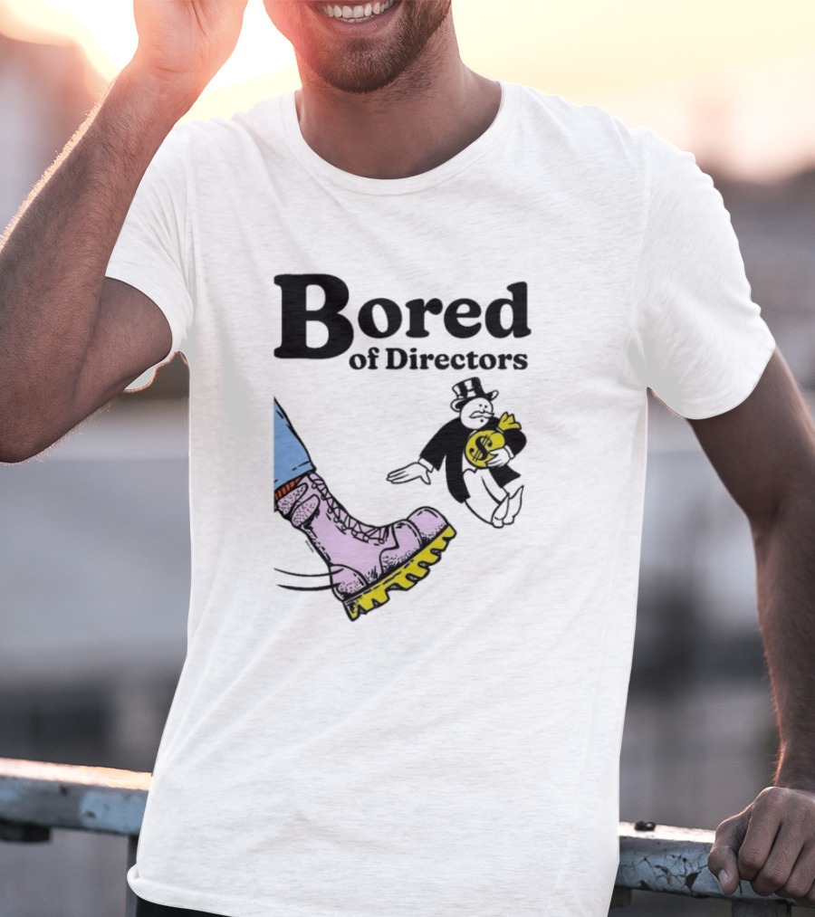 Bored Of Directors Stomp Boot Money Bag T-Shirt