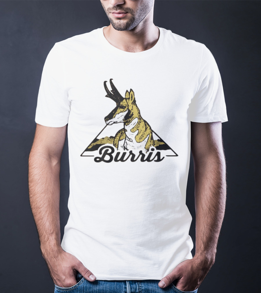 Burris 24 Antelope Triangle Retro Graphic T-Shirt