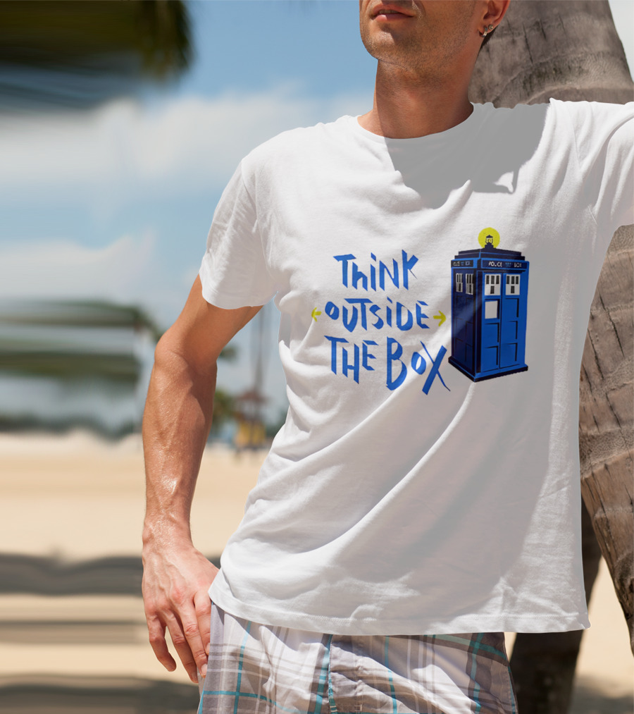 Think Outside The Box Doctor Who Tardis T-Shirt