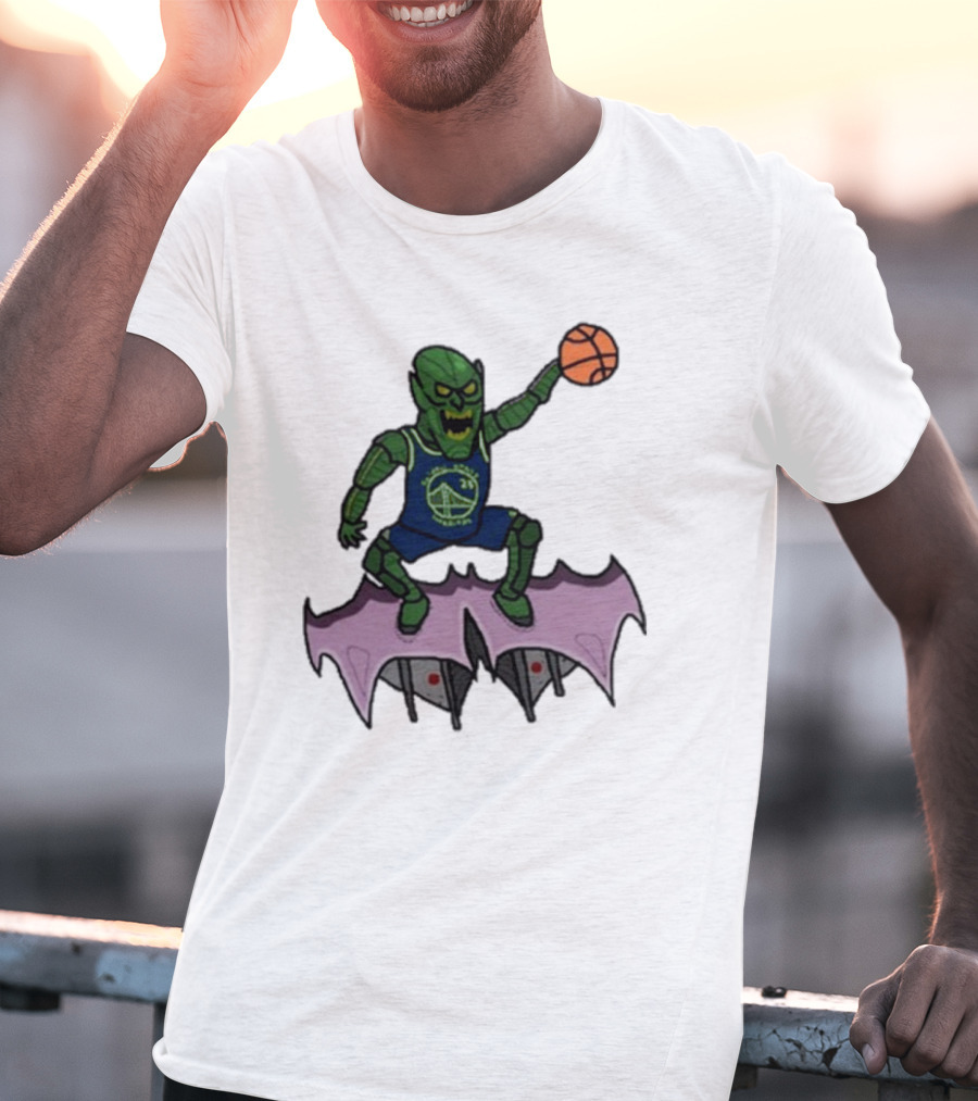 Golden State Warriors Draymond Green Goblin Basketball Crossover T-Shirt