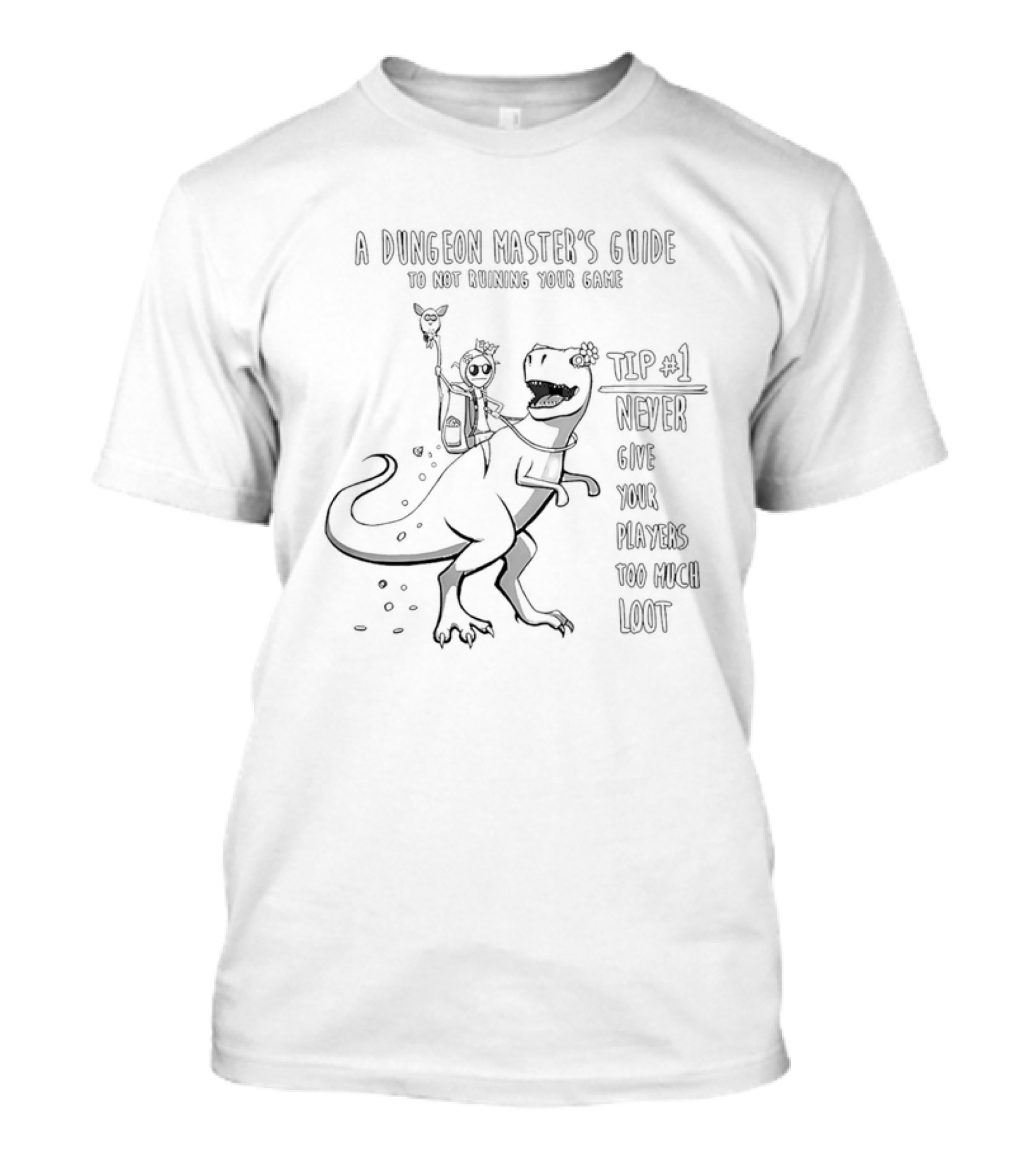 Dungeons And Dragons Cat A Dungeon Master’s Guide To Not Ruining Your Game T-Shirt