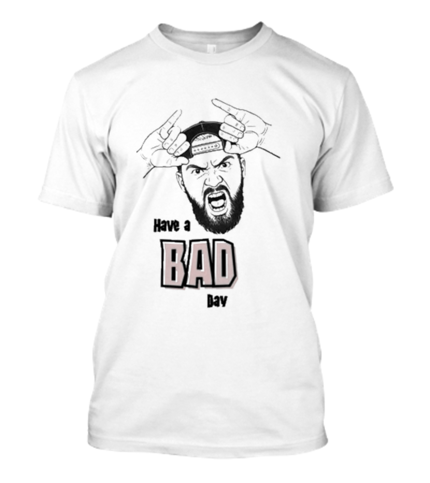 Eddie Kingston Bad Day Red Text With Sledgehammers And Crown T-Shirt