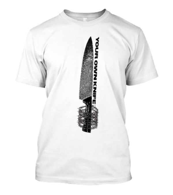 Counterparts Your Own Knife Bold Text Knife Handle Design T-Shirt