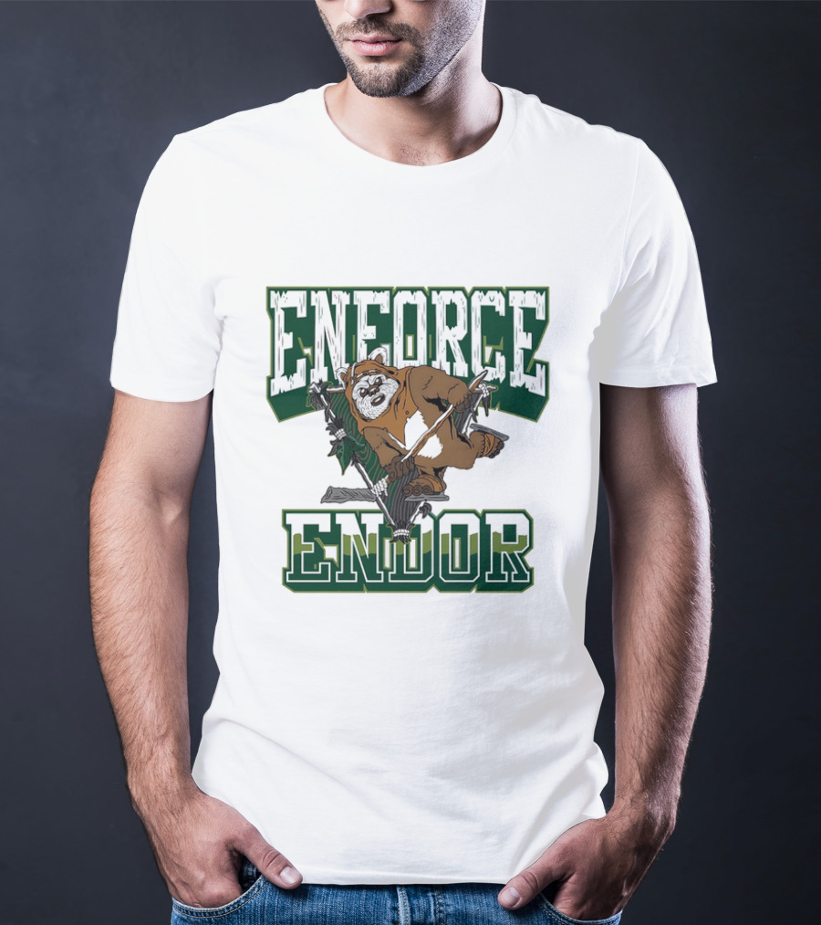 Enforce Endor Hockey Ewok Warrior T-Shirt