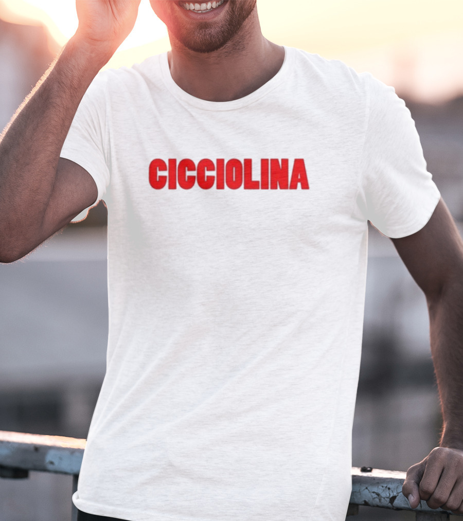 Erika Vikman Cicciolina Red Bold Statement T-Shirt