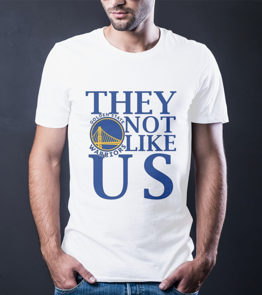 Golden State Warriors They Not Like Us Bay Bridge Icon T-Shirt