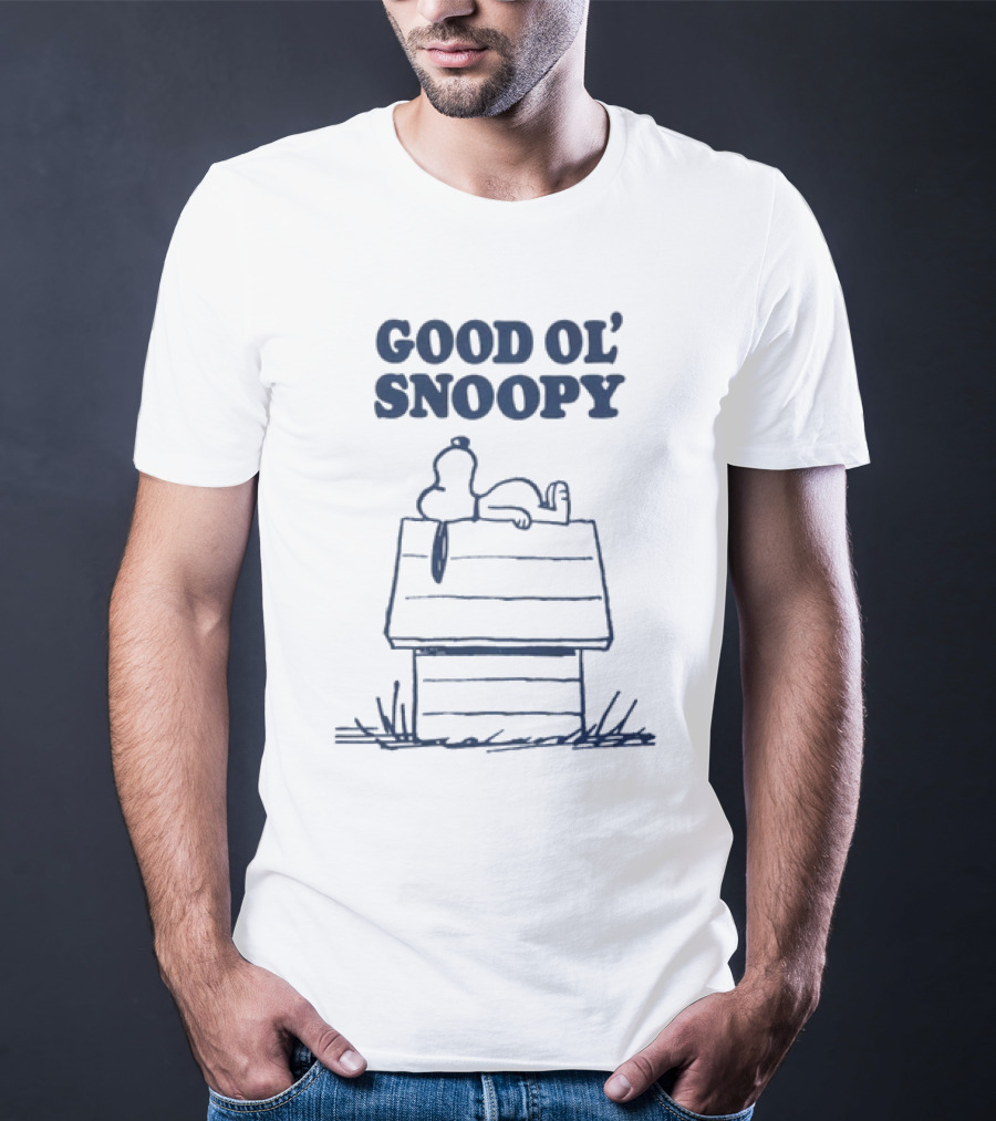 Good Ol’ Snoopy Lying On Doghouse T-Shirt