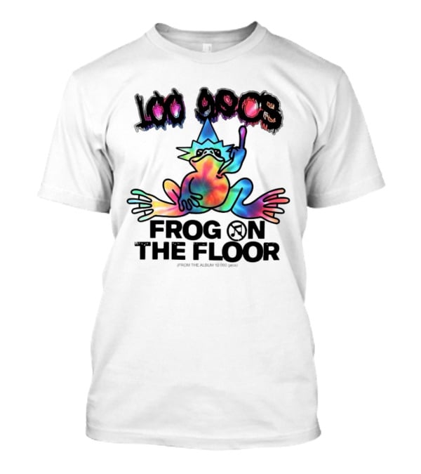 100 Gecs Rainbow Frog Tie-Dye Party Vibes T-Shirt