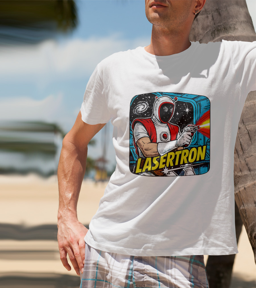 Héctor Guerrero Professional Wrestler Lasertron Space Adventure T-Shirt