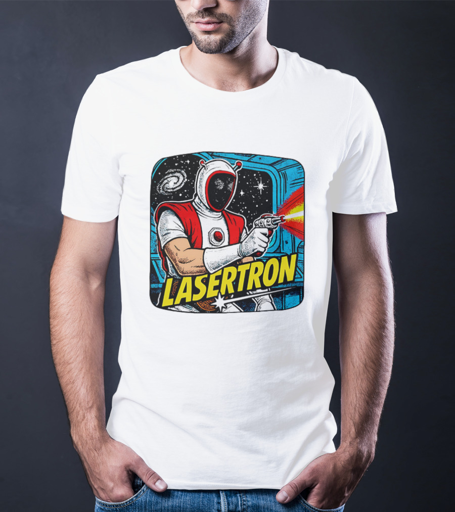 Héctor Guerrero Professional Wrestler Lasertron Space Adventure T-Shirt