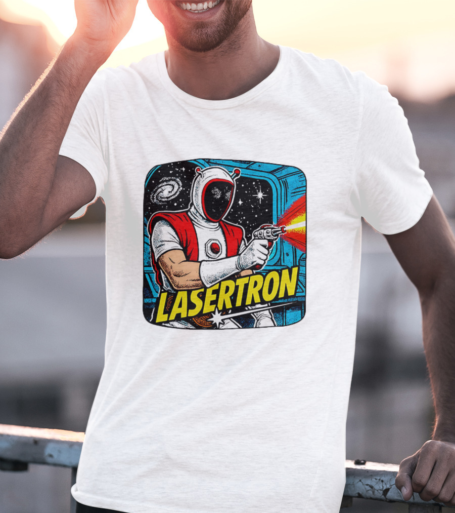 Héctor Guerrero Professional Wrestler Lasertron Space Adventure T-Shirt