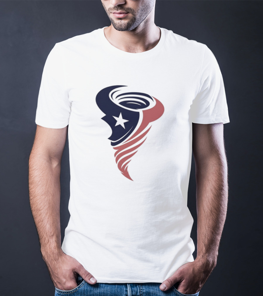 Houston Cyclones Tornado Star Symbol T-Shirt