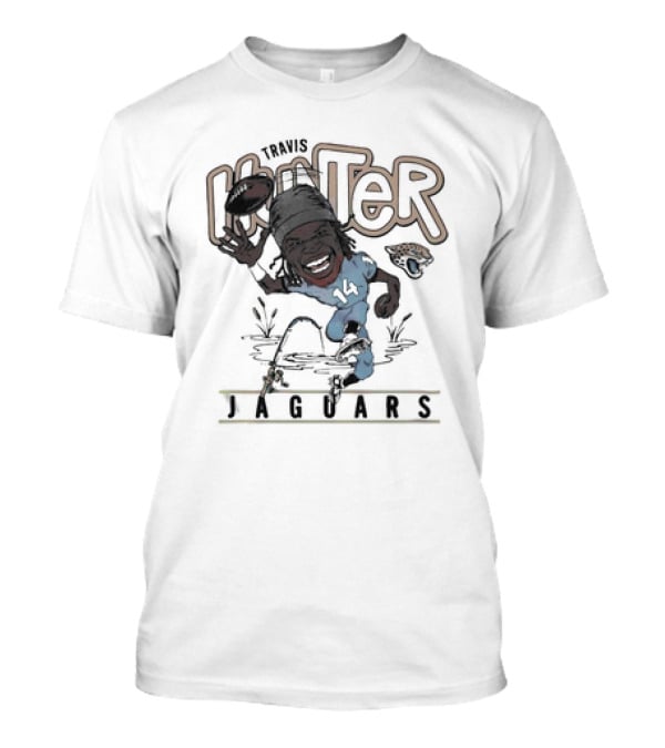 Big Hunter Jaguars Running Football 14 T-Shirt