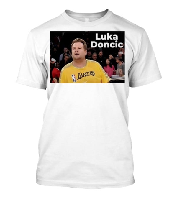 Luka Doncic James Corden Lakers NBA Fan T-Shirt