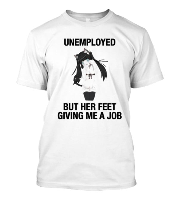 Unemployed But Her Feet Giving Me A Job Lilith's Silhouette T-Shirt