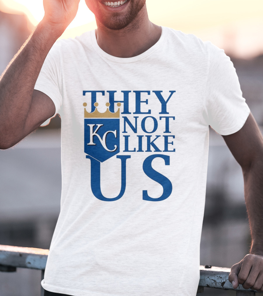 They Not Like Us KC Royals Crown Icon T-Shirt